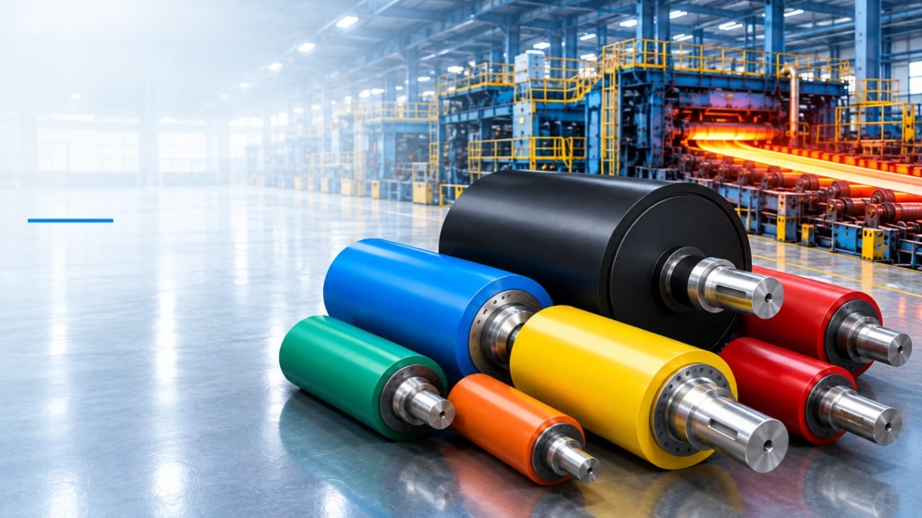 Industrial rollers at Ghaziabad Roller Industries